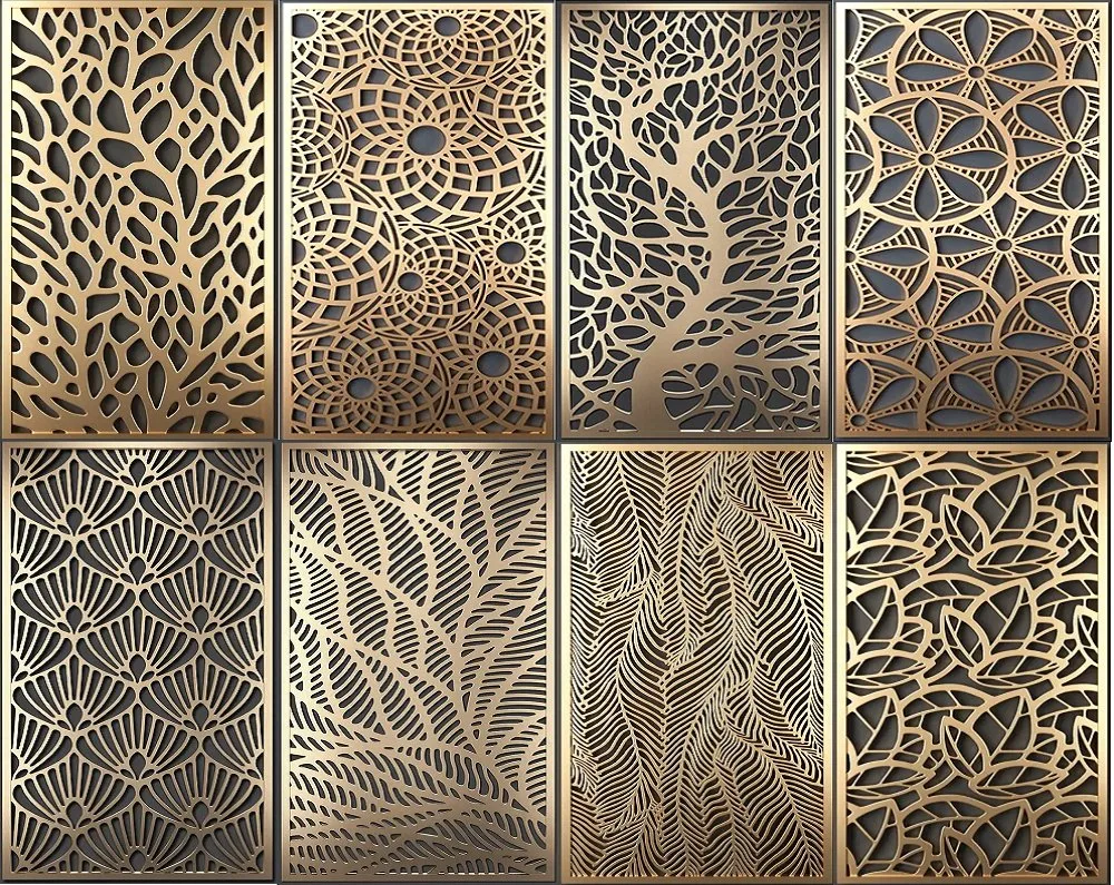 Laser Cut Aluminium Exterior Building Decorate Metal Cladding for Curtain Wall Carving Panels