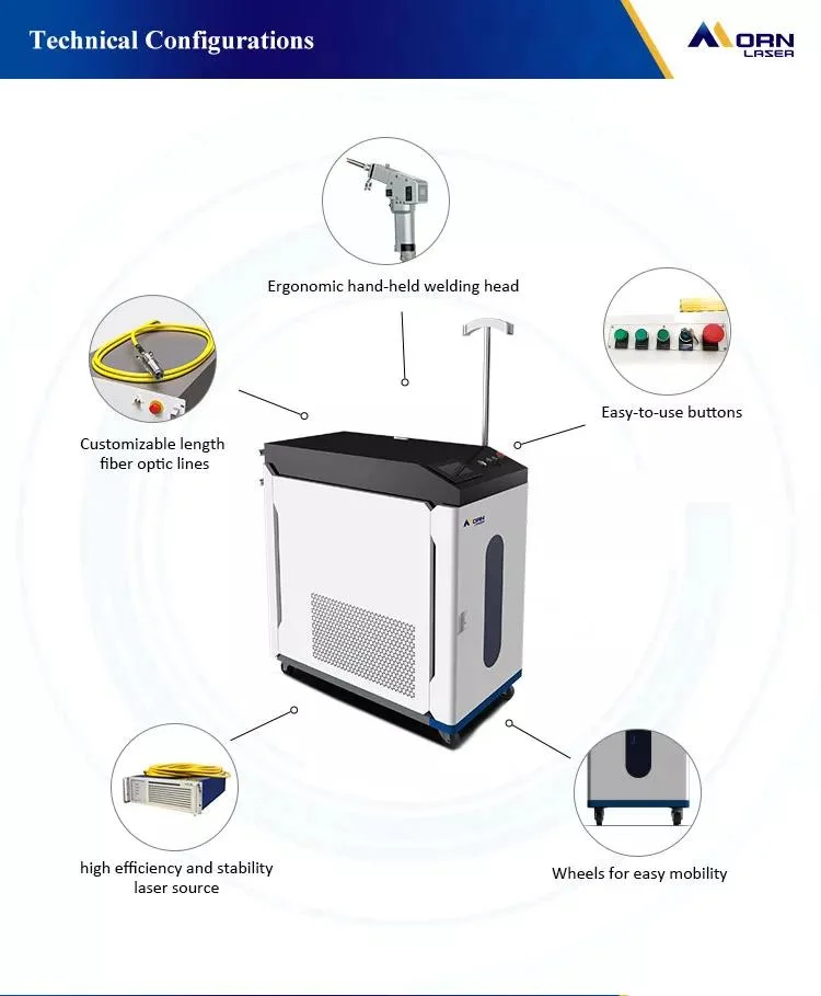 Huaxia Price of 3000W Laser Cleaning Derusting and Welding Three in One Machine