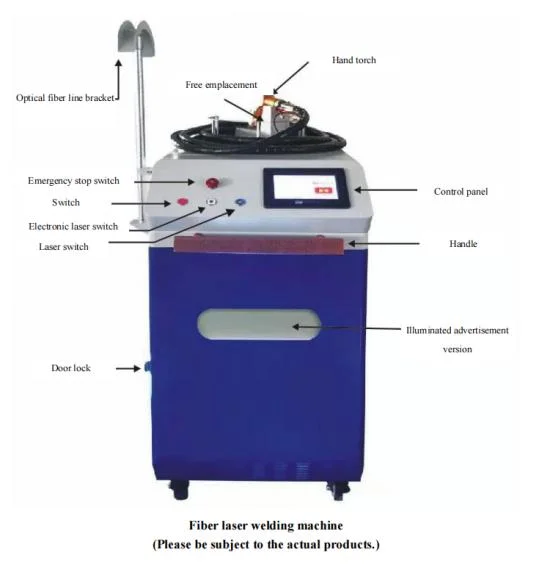 High-Power Hand-Held Laser Derusting Machine Industrial Steel Structure Paint, Oil and Oxidation Layer Cleaning Machine