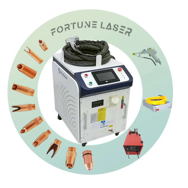 Fortune Laser 2022 New Update 1000W 1500W 2000W 3 in 1 Laser Welding Cleaning Cutting Machine for Stainless Steel