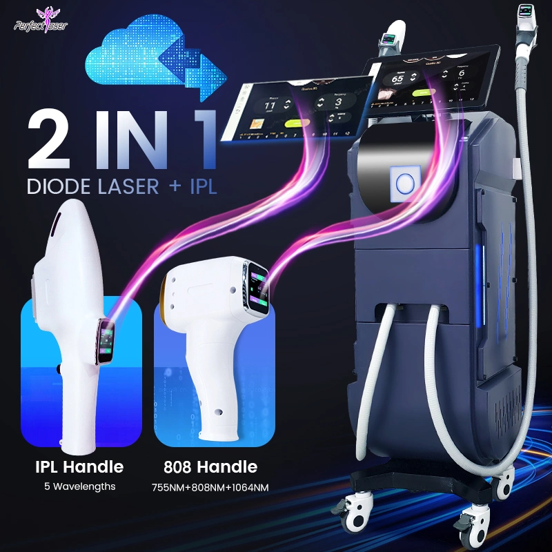 CE/FDA/RoHS RF Painless Laser Hair Removal Vascular Therapy Device