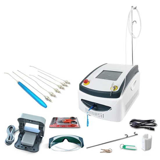 Novidade Máquina de Lipoaspiração Portátil 1470nm Triangelaser 980 Nm Endolift Laser para Face