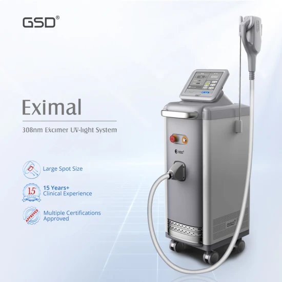 Lâmpadas Gsd UVB Fototerapia Tratamento Excimer Laser 308nm Psoríase Vitiligo Light Device